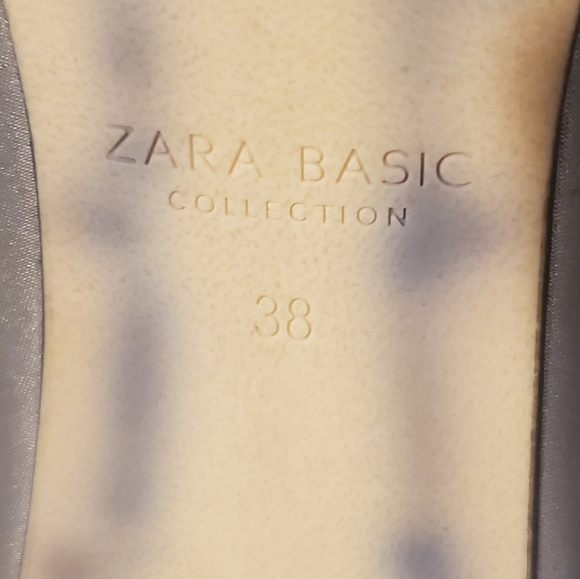 Zara grey satin ankle boots - Picture 6 of 9